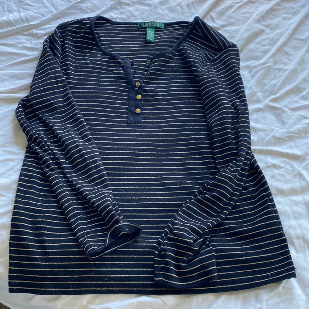 Lauren by Ralph Lauren Long Sleeve Top/Tee/Blouse